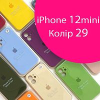 Чохол Silicone сase Full сamera Protective для iPhone 12 Mini (рожевий №29)