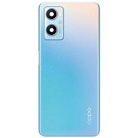 Задняя крышка Oppo A96 CPH2333 (голубая оригинал Китай со стеклом камеры)