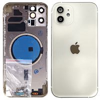 Корпус Apple iPhone 12 (белый оригинал Китай EU)