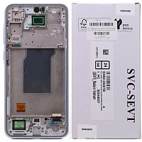 Дисплей Samsung Galaxy A35 5G A356E, Galaxy M35 5G M356B з тачскріном (оригінал OEM SP з блакитною рамкою A35 5G)