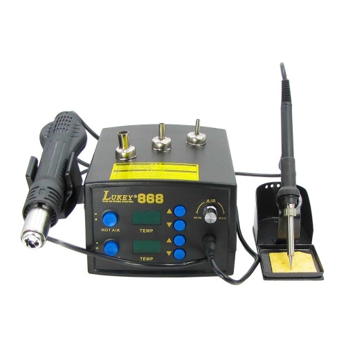 Паяльна станція LUKEY 868 фен, паяльник