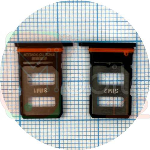 Тримач Sim картки Xiaomi Poco F6 (чорний 2 SIM)