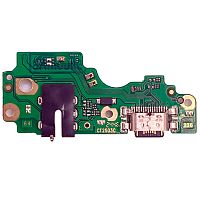 Шлейф Tecno Spark 30 Pro KL7, Infinix Hot 50 Pro 4G з роз'ємами зарядки, навушників та мікрофоном - нижня плата (AAA)