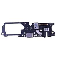 Шлейф Oppo A92 CPH2059 з роз'ємами зарядки, навушників та мікрофоном - нижня плата (AA)