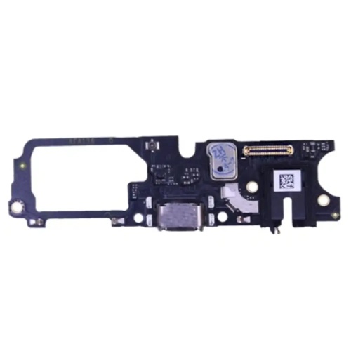 Шлейф Oppo A92 CPH2059 з роз'ємами зарядки, навушників та мікрофоном - нижня плата (AA)