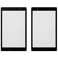 Стекло дисплея Lenovo Tab 3 Plus TB-8703X TB-8703F (черное OCA Pro с пленкой)