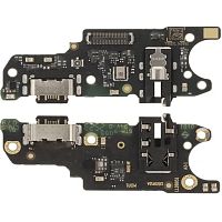 Шлейф Xiaomi Redmi 15C 4G з роз'ємами зарядки, навушників та мікрофоном - нижня плата (AAA)