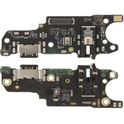 Шлейф Xiaomi Redmi 15C 4G з роз'ємами зарядки, навушників та мікрофоном - нижня плата (AAA)