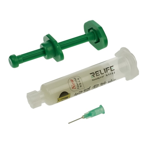 Флюс-паста Relife F-21 10 мл в шприце с пластиковым толкателем, высокоактивная (без содержания галогенов) Флюс-паста Relife F-21 10 мл в шприце с пластиковым толкателем, высокоактивная (без содержания галогенов)