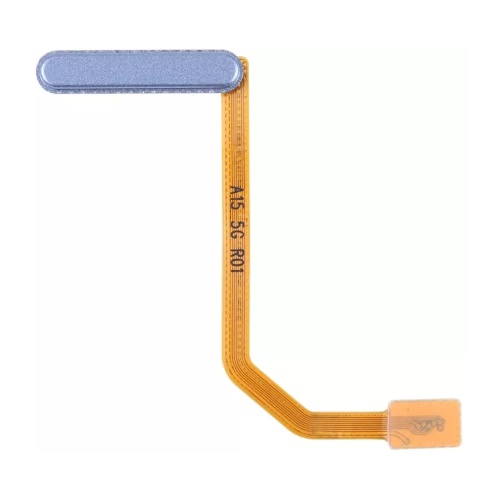 Шлейф Samsung Galaxy A15 5G A156B з кнопкою включення та сканером відбитка пальця (блакитний оригінал Китай)