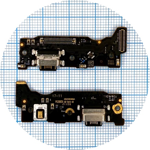 Шлейф Xiaomi Redmi Note 10 Pro, Redmi Note 10 Pro Max з роз'ємом зарядки та мікрофоном - нижня плата (оригінал Китай) Шлейф Xiaomi Redmi Note 10 Pro, Redmi Note 10 Pro Max з роз'ємом зарядки та мікрофоном - нижня плата (оригінал Китай)