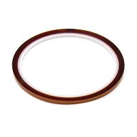 Термостійкий скотч каптоновий, коричневий 3 мм (max t 300 гр)