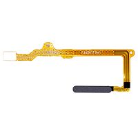 Шлейф Huawei P40 Lite 4G, P40 Lite 5G зі сканером відбитка пальця (чорний оригінал Китай)