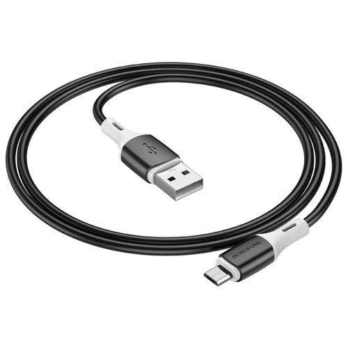 Кабель зарядки Borofone BX79 USB A - Micro USB 1м Чорний фото 2
