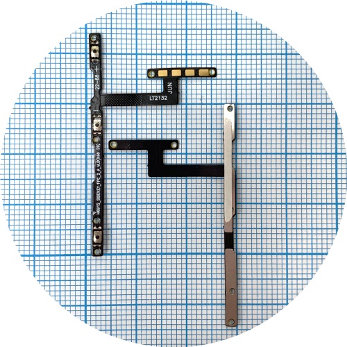 Шлейф Infinix Hot 11s X6812, Hot 11s NFC з кнопками вмикання та гучності