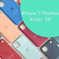 Чохол Silicone сase Full сamera Protective iPhone 11 Pro Max (зелений №50)