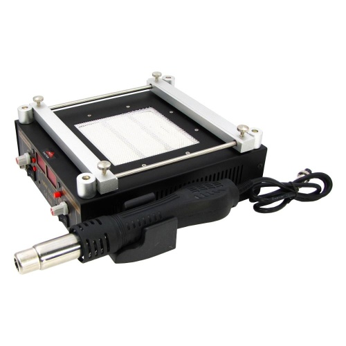 Переднагрівач плат Aida 853A інфрачервоний, керамічний, з термоповітряним феном та цифровою індикацією фото 2