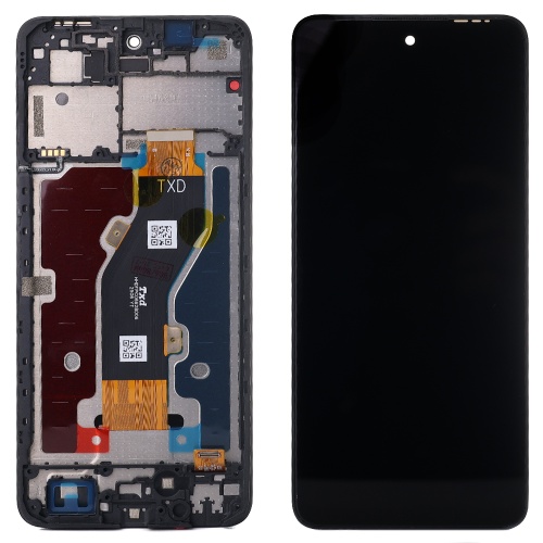 Дисплей ZTE Blade A75 4G з тачскріном (AAAA з рамкою)