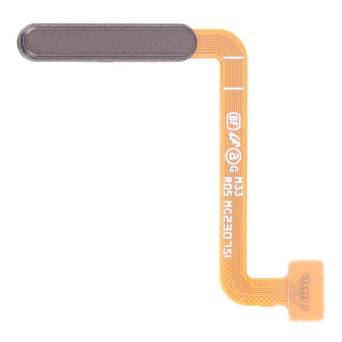 Шлейф Samsung Galaxy M33 M336B, M53 M336B с кнопкой включения и сканером отпечатка пальца (коричневый оригинал Китай)