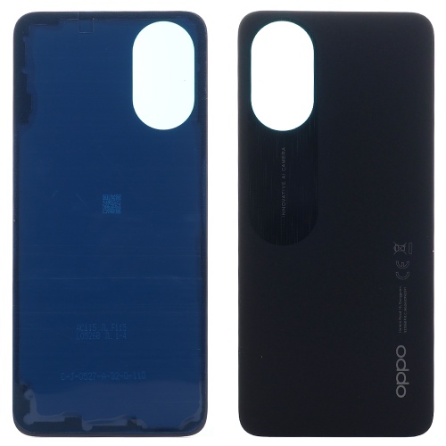 Задня кришка Oppo A18 CPH2591 (чорна оригінал Китай)