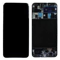 Дисплей Samsung Galaxy A20 2019 A205F + тачскрин (OLED Big LCD с рамкой)