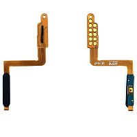 Шлейф Samsung Galaxy A7 2018 A750F з кнопкою включення та сканером відбитка пальця (AAA чорний)