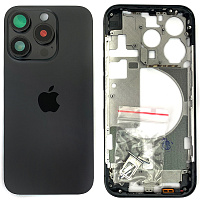 Корпус Apple iPhone 15 Pro у зборі (чорний, Black Titanium EU)