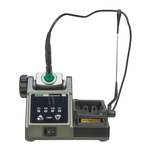 Паяльна станція прецизійна Sugon T21 (ручка з регулюванням t, паяльник стандарту JBC 115, 3 канали пам'яті, 120W, 100C - 450C)