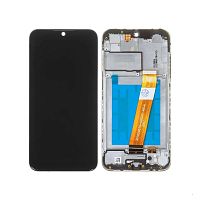 Дисплей Samsung Galaxy A01 A015, M01 M015 + тачскрин (узкий разъем оригинал Китай в рамке)