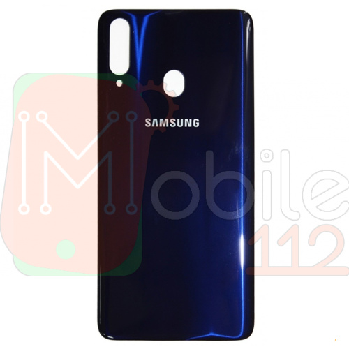 Задняя крышка Samsung Galaxy A20s 2019 A207F (синяя)