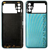 Задня кришка Tecno Spark 8p KG7H KG7 KG7n (блакитна без скла камери)