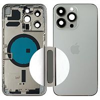 Корпус Apple iPhone 13 Pro (сріблястий оригінал Китай US)