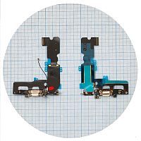 Шлейф Apple iPhone 7 з роз'ємом зарядки, навушників та мікрофоном (білий оригінал Китай)