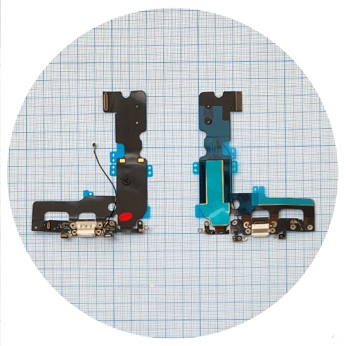 Шлейф Apple iPhone 7 з роз'ємом зарядки, навушників та мікрофоном (білий оригінал Китай) Шлейф Apple iPhone 7 з роз'ємом зарядки, навушників та мікрофоном (білий оригінал Китай)