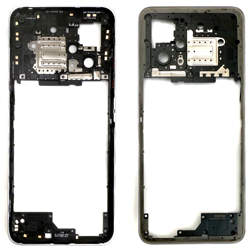 Рамка корпусу Xiaomi Poco X4 GT (срібляста)