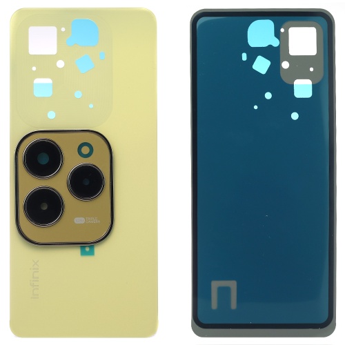 Задня кришка Infinix Hot 40 X6836 (золотиста оригінал Китай зі склом камери)