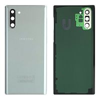 Задня кришка Samsung Galaxy Note 10 N970F (біла оригінал Китай зі склом камери)