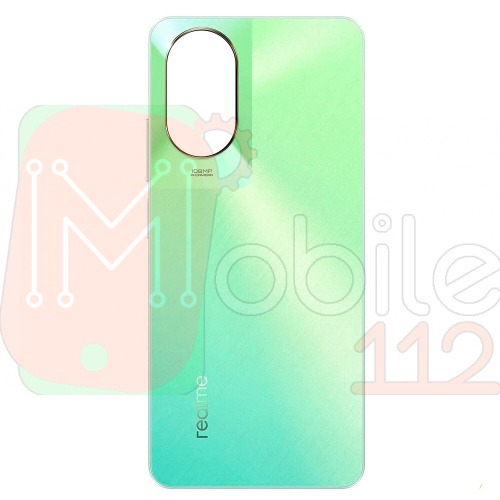 Задня кришка Oppo Realme C67 (зелена оригінал 100% зі склом камери)