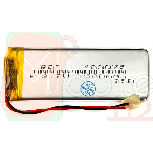 Акумулятор універсальний 403075 70 х 25 х 3 мм 1500 mAh 3.7V