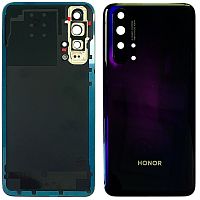 Задняя крышка Huawei Honor 20 Pro YAL-L41 YAL-AL10 (Phantom Black Original New со стеклом камеры)