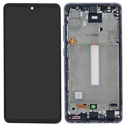 Дисплей Samsung Galaxy A52 A526 A525 A528 з тачскріном (IN-CELL із сірою рамкою)