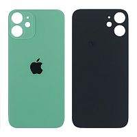 Задня кришка Apple iPhone 12 Mini (зелена оригінал Китай з великим отвором)