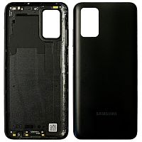 Задняя крышка Samsung Galaxy A03s A037F (черная оригинал Китай)