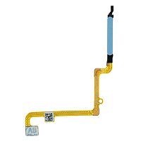 Шлейф Xiaomi Redmi A3 з кнопкою включення та сканером відбитка пальця (блакитний оригінал Китай)