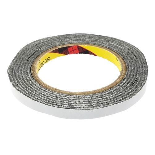 Скотч двосторонній 3M чорний 10мм x 25м