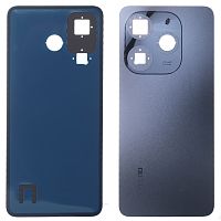 Задня кришка Tecno Spark Go 2024 BG6 (чорна оригінал Китай зі склом камери)