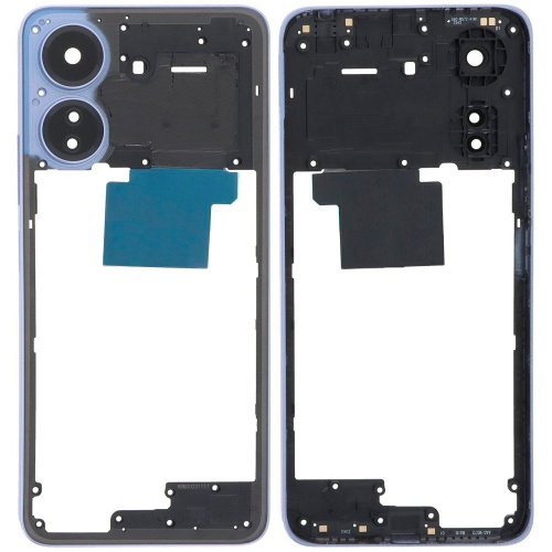 Рамка корпусу Xiaomi Poco C65 (фіолетова зі склом камери) Рамка корпусу Xiaomi Poco C65 (фіолетова зі склом камери)