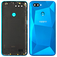 Задня кришка Oppo A12 CPH2083, CPH2077 сумістю Oppo A12s (синя)