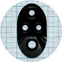 Скло камери Honor 200 Pro (чорне)