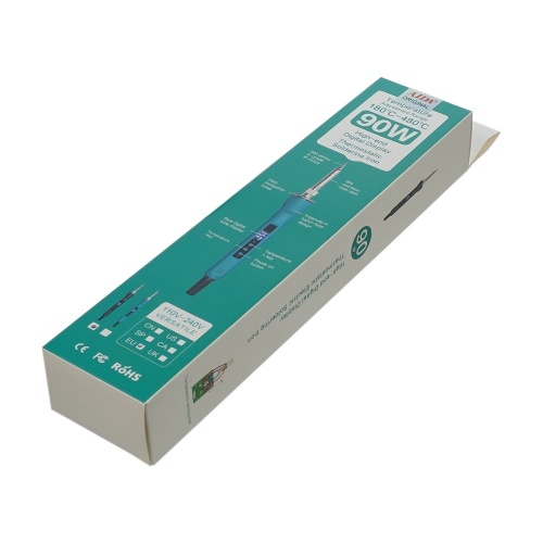 Паяльник Aida A-990 с жалом 900M (LCD экран, кнопочная регулировка t 180 - 480 гр C, 220V, 90W) фото 4